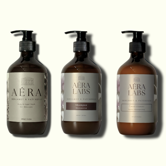 The Shower Essentials [Set of 3] | Bergamot & Patchouli