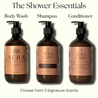 The Shower Essentials [Set of 3] | Bergamot & Patchouli